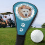 Dog Mom Modern Personalized Pet Photo Golf Head Cover