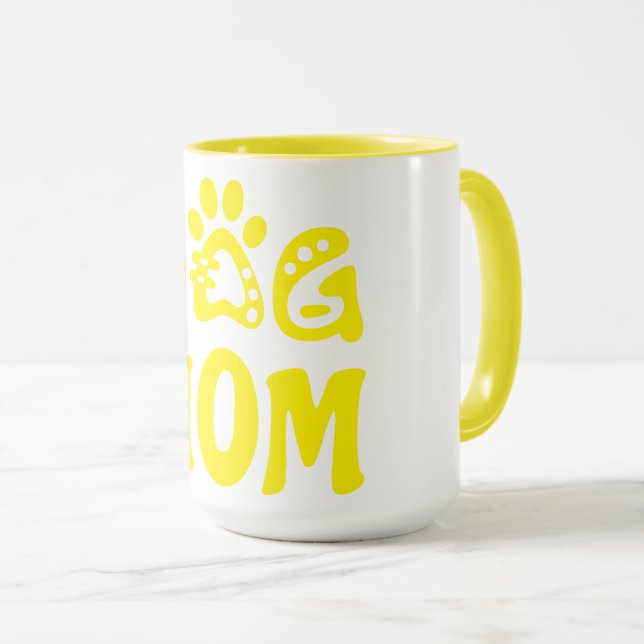 Dog Mom Mug (Front Right)