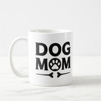 Dog Mom Mug – Cute Paw Print Gift for Dog Lovers