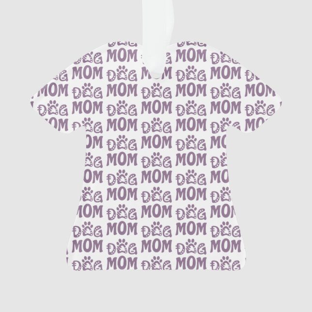 Dog Mom Ornament (Front)