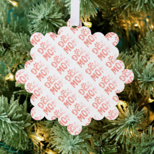 Dog Mom Ornament Card