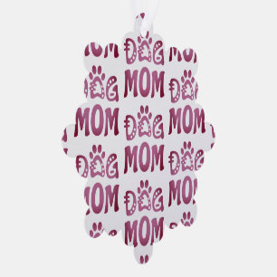 Dog Mom Ornament Card