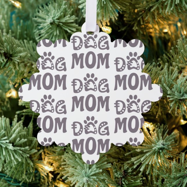Dog Mom Ornament Card (Insitu (Tree))