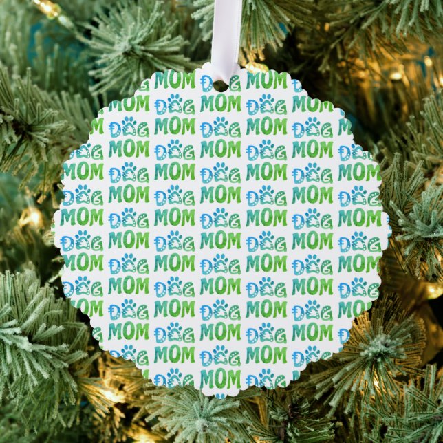 Dog Mom Ornament Card (Insitu (Tree))