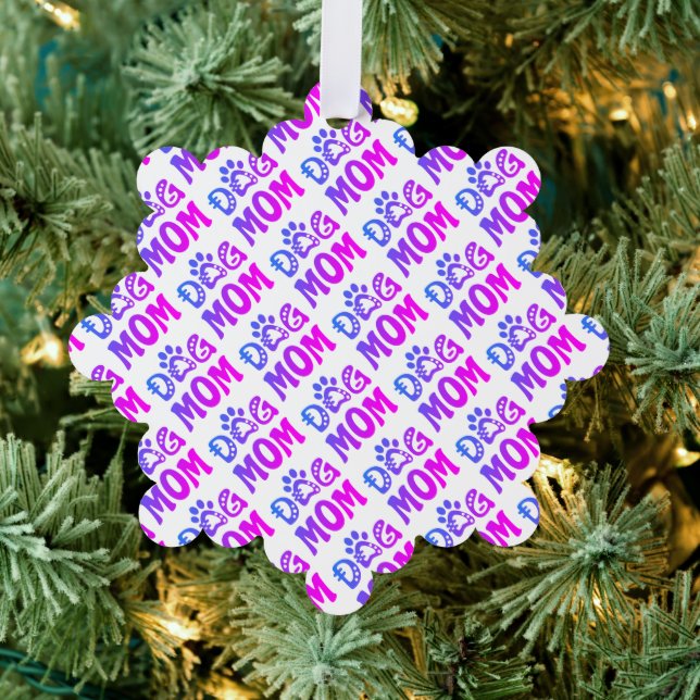 Dog Mom Ornament Card (Insitu (Tree))