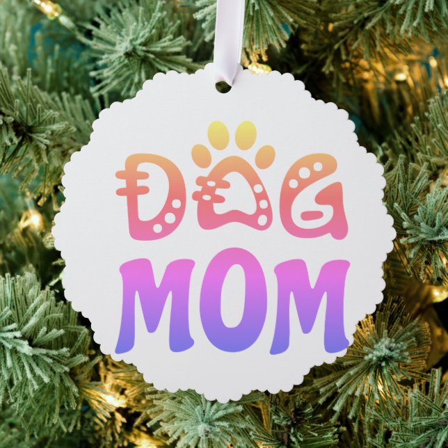 Dog Mom Ornament Card (Insitu (Tree))