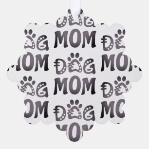 Dog Mom Ornament Card
