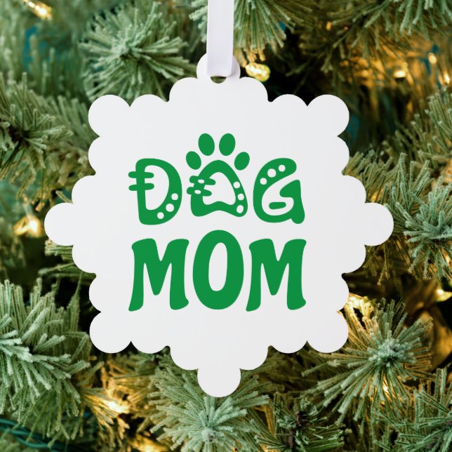 Dog Mom Ornament Card (Insitu (Tree))