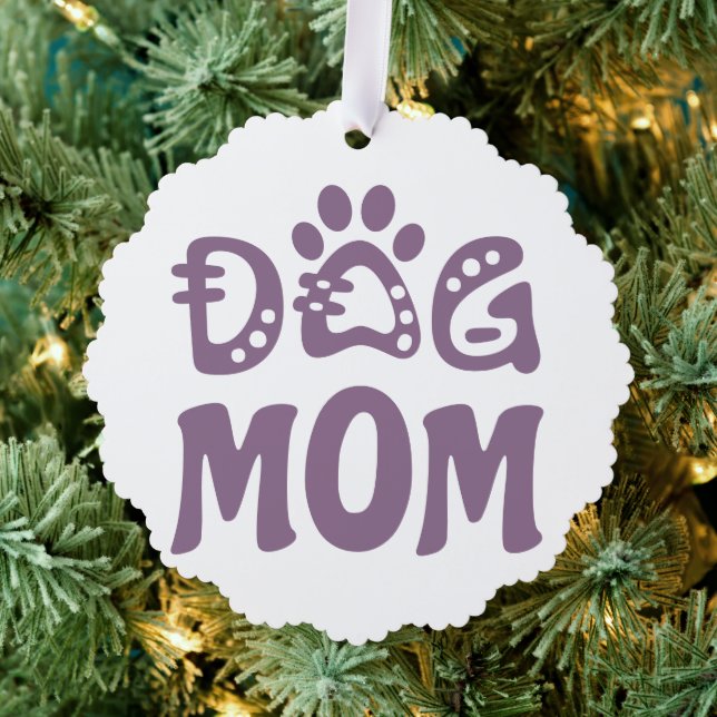 Dog Mom Ornament Card (Insitu (Tree))