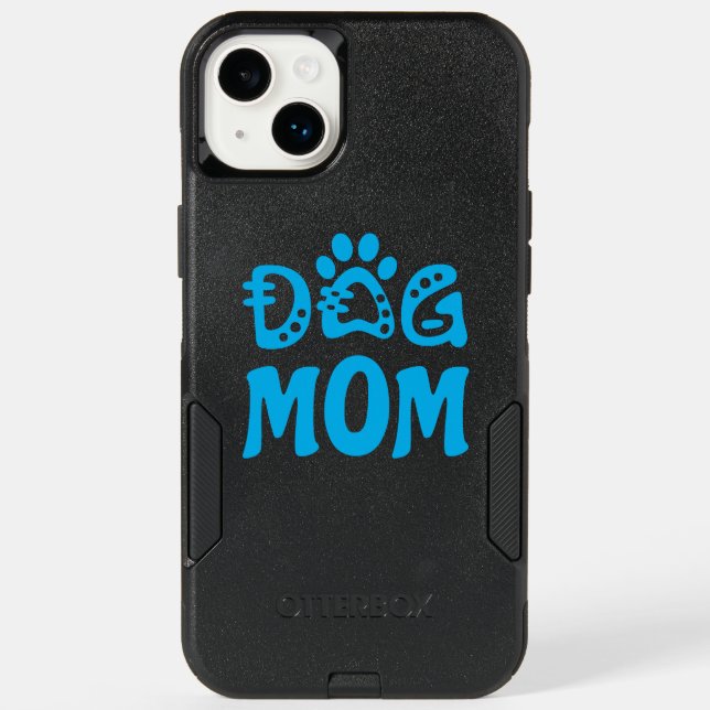 Dog Mom Otterbox iPhone Case (Back)