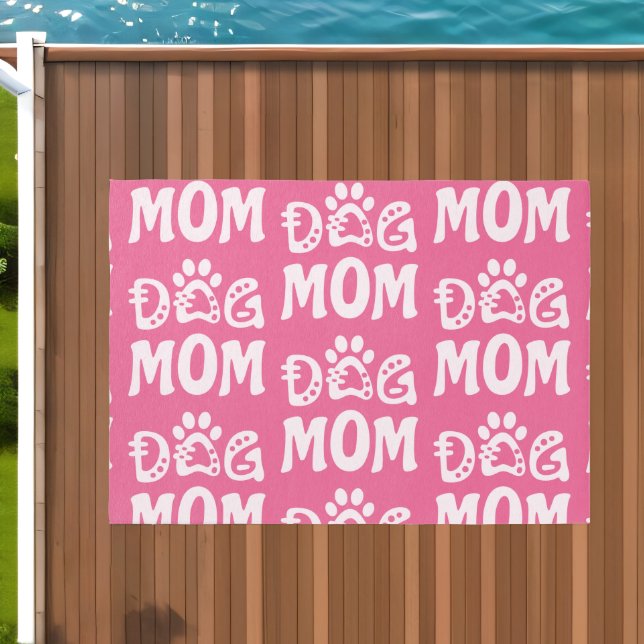 Dog Mom Outdoor Rug (Insitu (Outdoor 1))