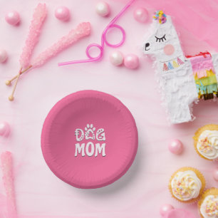 Dog Mom Paper Bowls