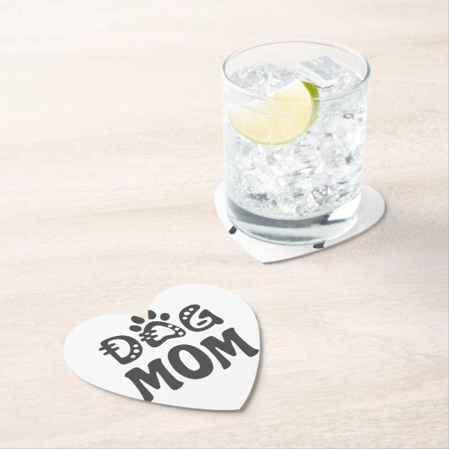 Dog Mom Paper Coaster (Insitu)