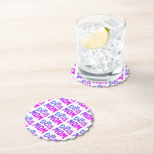 Dog Mom Paper Coaster (Insitu)