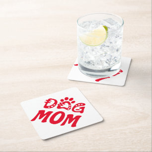 Dog Mom Paper Coaster