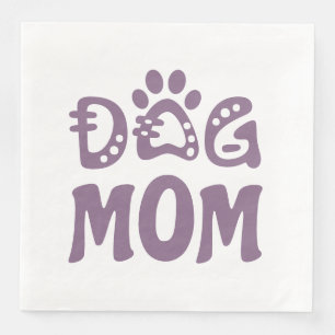 Dog Mom Paper Dinner Napkins