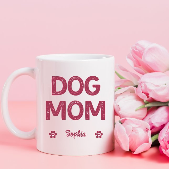 Dog Mom Personalized Coffee Mug (Creator Uploaded)