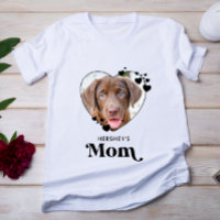 Dog MOM Personalized Heart Dog Lover Pet Photo