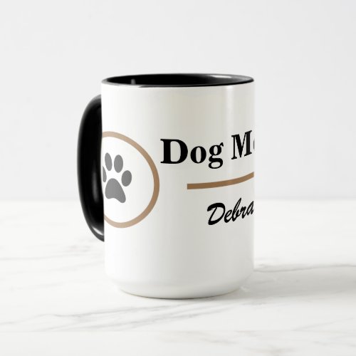 Dog Mom Personalized Mug