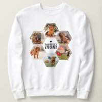 Dog Mom Personalized Photo Collage with Name
