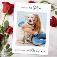 Dog Mom Personalized Puppy Pet Photo Mother's Day