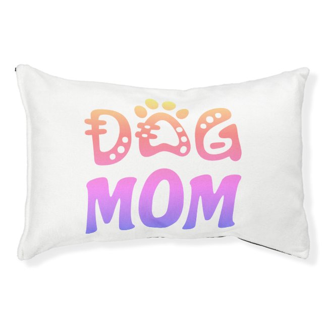 Dog Mom Pet Bed (Front)
