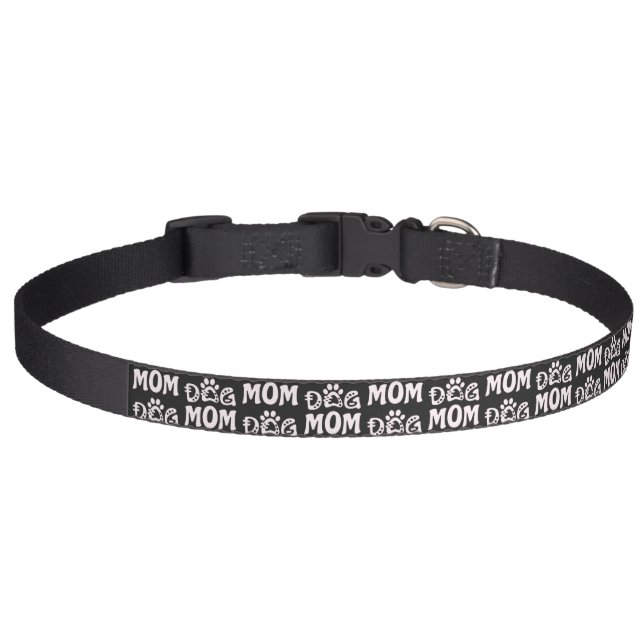 Dog Mom Pet Collar (Front)