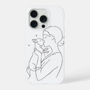 Dog Mom Phone Case Minimalist Pet Lover