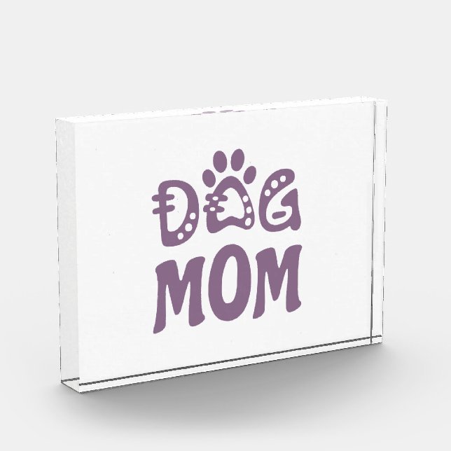 Dog Mom Photo Block (Left)