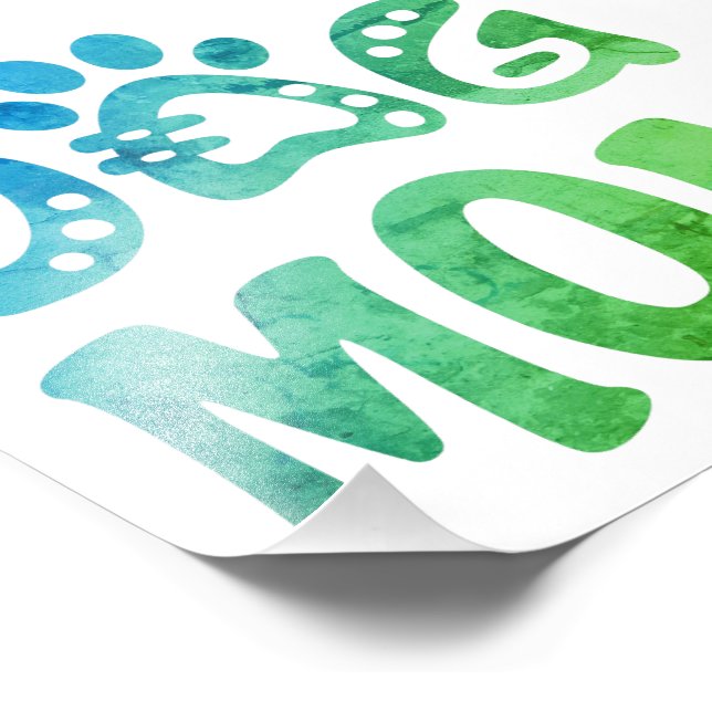 Dog Mom Photo Print (Corner)