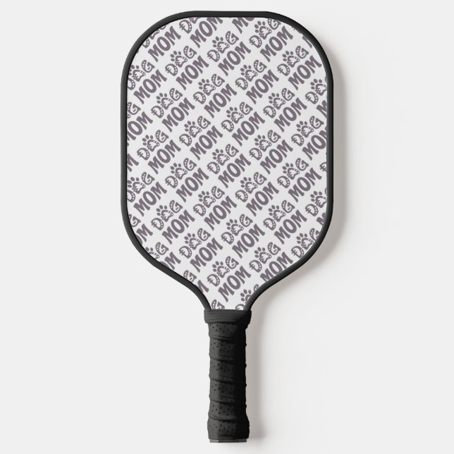 Dog Mom Pickleball Paddle (Front)