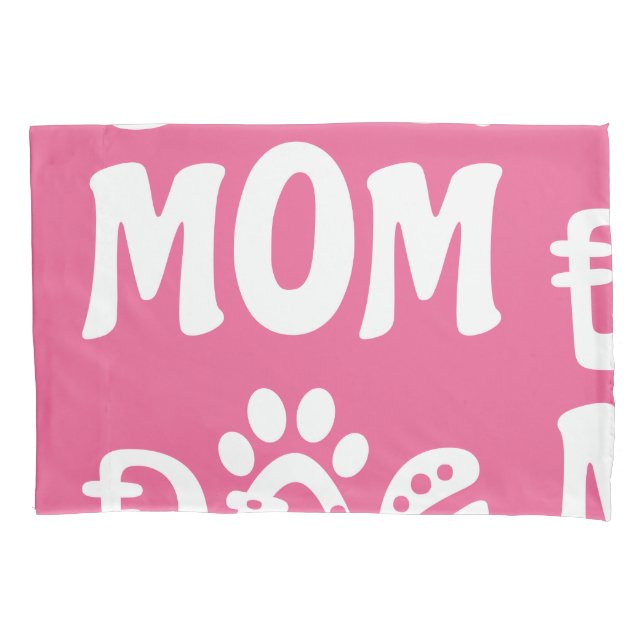 Dog Mom Pillow Case (Front-Left)