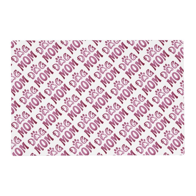 Dog Mom Placemat (Front)