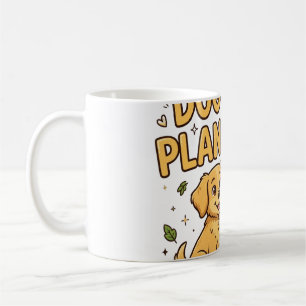Dog Mom Plant Mom Cute Puppy & Houseplant Tee Coffee Mug