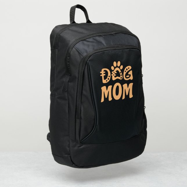 Dog Mom Port Authority® Backpack (Left Corner)