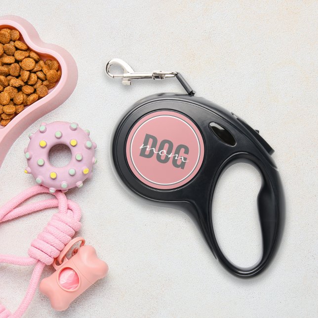 Dog Mom Retractable Pet Leash (Creator Uploaded)