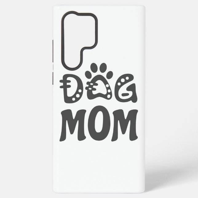 Dog Mom Samsung Galaxy Case (Back)