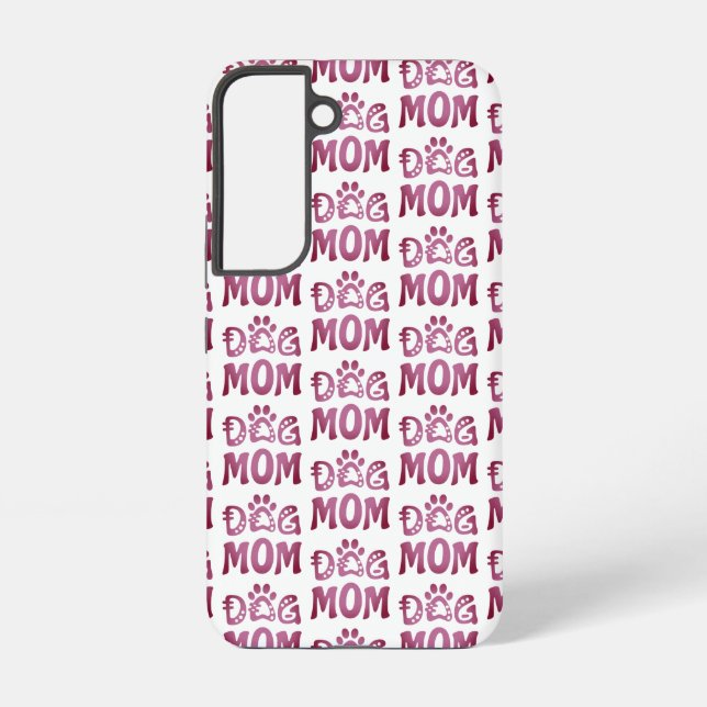 Dog Mom Samsung Galaxy Case (Back)