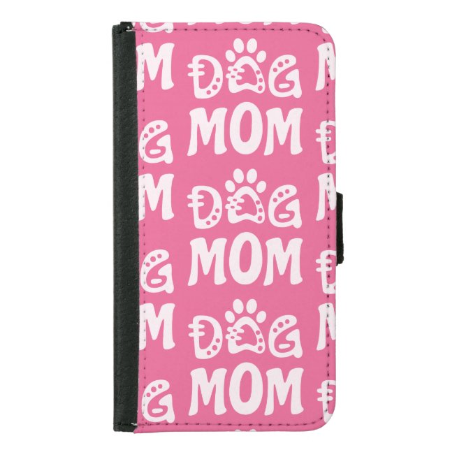 Dog Mom Samsung Galaxy Wallet Case (Front)