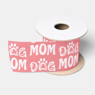 Dog Mom Satin Ribbon