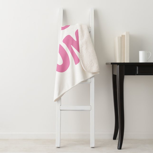 Dog Mom Sherpa Blanket (In Situ)