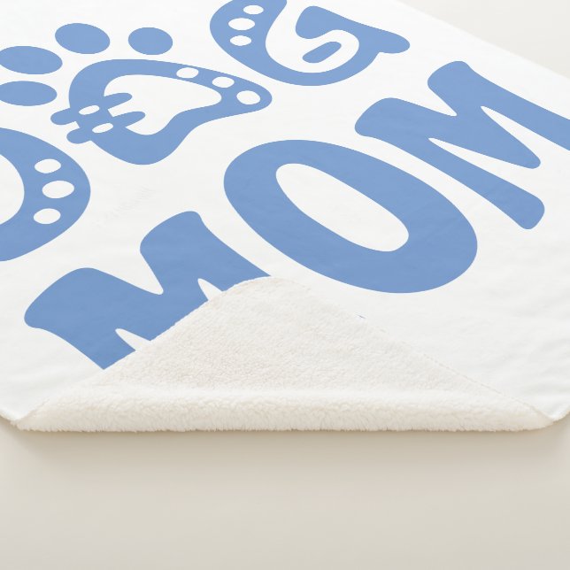 Dog Mom Sherpa Blanket (3/4)
