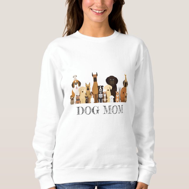 Dog Mom Shirt Doggy Friend Pet AnimalT-Shirt (Front)