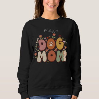 Dog Mom Shirt Kawaii Floral Vintage Retro
