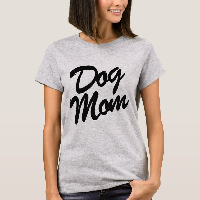 Dog Mom Slouchy Boyfriend Tee (Front)