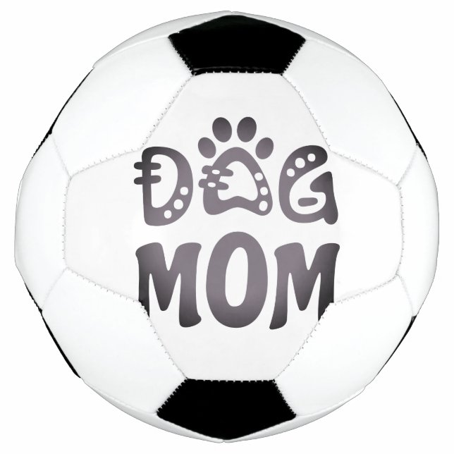 Dog Mom Soccer Ball (Front)