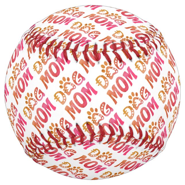 Dog Mom Softball (Back)