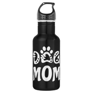 Dog Mom Stainless Steel Water Bottle