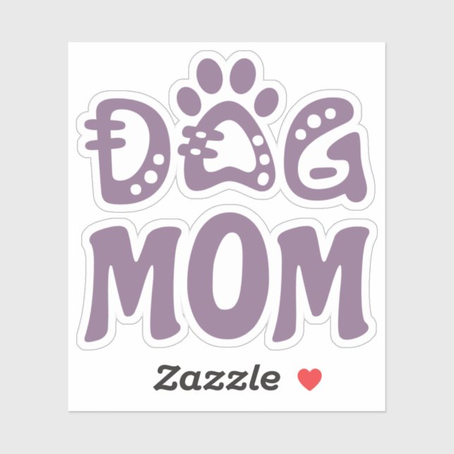 Dog Mom Sticker (Sheet)