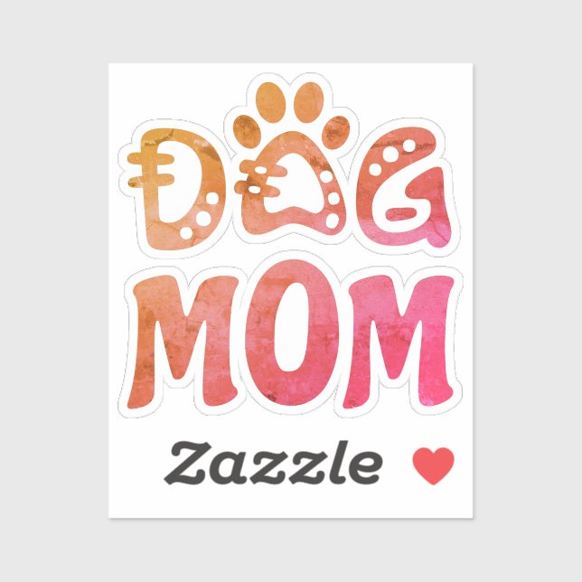 Dog Mom Sticker (Sheet)